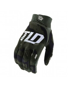 LUVAS TROY LEE DESIGNS 2021 AIR CAMO - VERDE / PRETO